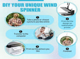 16 Pack 8 Inch Sublimation Wind Spinner Blanks 3D Aluminum Wind Spinners Hanging Wind Spinners DIY V1258-DP02-C-2286