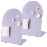 2PCS Desk Message Boards, Desktop Memo Boards with Metal-gripping Pen Holder & Flower Pins, V1192-AZ-W-18413