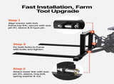 3 Point Hitch Pallets, 680 kg Clamp on Pallets, 128 cm Total Length Heavy-Duty Tractor V952-TPHCSDSK50IN3AS0W001V0