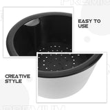 Stylish Resin Plant Pot Indoor Large Round Lightweight Tabletop Planter V1370-AZ4-14462