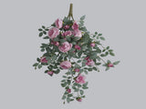 Door Head Cover Decoration Fake Rose Vine Window Landscaping Simulation 22 Head Austin Rose Wall V1294-YM0523-220325DY02-3