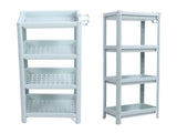 Bathroom Floor Shelf Bathroom Open Shelf Unit Freestanding Corner Rack Shelves V1294-YM0706-3112230061513