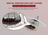 High-Temperature Resistant White Aluminum Pet Cage Warming Lamp, Safe and Practical 1Pc V1366-AZ2-W-13849