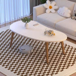 SOGA 2X 80x40cm White Living Room Nordic Coffee Table Simple Modern Home Style TABLETEA11X2