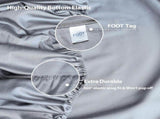 2-Pack Pure Cotton Fitted Twin Size, 600 Thread Count 16" Deep Pocket Egyptian Cotton Fitted V1192-AZ-W-24954