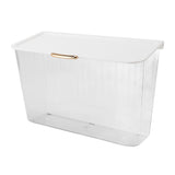 4L Wall Mounted Laundry Basket Dustproof Multifunction Wall Hanging Dirty Clothes Basket with Lid V1294-YM0901-3117240163411