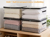 6Pcs Clear Storage Bag, Waterproof and Transparent, Cube Large Capacity Design, for Clothes Sweater V1369-AZ3-W-12281