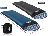 Weisshorn Sleeping Bag Set of 2 Single Thermal Camping Hiking Tent 0&degC SB-MICRO-GRNA