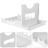 Kitchen Countertop Organizer Stainless Steel Pot Lid Rack White Spoon Rest V1369-AZ3-W-18173