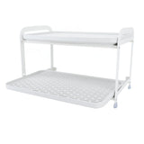 Cup Organizer Rack Double Layer Space Saving Removable Tray Cup Drying Rack for Home Large Size V1294-YM0901-3118230310111