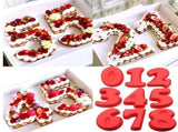 2PCS 10 Inch Silicone Cake Mold 6 and 0 Numbers DIY Silicone Cake Baking Mold 3D Silicone Cake Mold V1294-YM0717-10047825