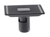 Shower Floor Drain with Removable Cover Grille SUS304 Stainless Steel Bathroom Supply 12x12cm V1294-YM0901-3112210006411