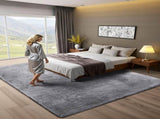 Indoor Plush Area Rugs, 2.44 x 3.05m Soft Plush Carpet, Furry Shag Area Rugs for Living Room, V952-JXDDTSM8X10FS61MV001V0