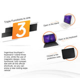 Tablet Keyboard Case Bluetooth Touchpad Keyboard for Pro 11 Inch Black V1263-JX-7787