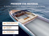 Boat Flooring, EVA Foam Boat Decking 94.5" x 45.7", Non-Slip Self-Adhesive Flooring, 29.9 sq.ft V952-CBZZFHPMDDHSZQ449V0