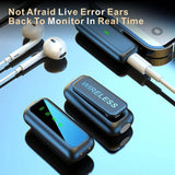 Hridz SX6 2in1 Portable Wireless Microphone For fast connection 2.4g Dual Microphone for Vlog V571-0740111698689