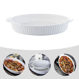 Oval Ceramic Baking Pan, Restaurant-Grade Bakeware Dish for Kitchen Cooking and Baking V1366-AZ2-W-21462