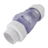 2 Inch Check Valve Transparent Pool Accessories Replacement Check Valve Prevent Backflow V1294-YM0901-3111240188711