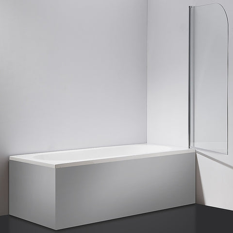 180 Degree Pivot Door 6mm Safety Glass Bath Shower Screen 800x1400mm By Della Francesca V63-829001