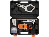 Pocket Hole Jig Kit, 12.7 to 38.1 mm Adjustable, Jig Pocket Hole System with Toolcase, C-Clamp, Step V952-TSXKKJJSTZS0VCOTF001V0