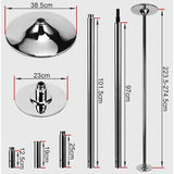 Portable Dance Pole Spinning Fitness Pole for Home Gym Training V63-800087