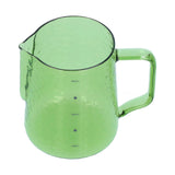 500ml Milk Frothing Pitcher Multipurpose Borosilicate Glass Milk Jug for Coffee Milk BeverageGreen V1294-YM0710-3118210257412