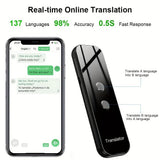 Black Portable Language Translator V1102-DSZ-001-MJFC