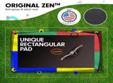 Kahuna 8 ft x 11 ft Rectangular Trampoline Rainbow Outdoor TRA-FJP-RCT-0811-RB