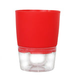 Automatic Self Watering Flower Pot Double Layer Design Water Storage Planter for Office Home V1294-YM0721-10143715