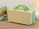 Personalized stylish and lightweight Pink and green mini suitcase for short trips V888-ELOSUNG25059