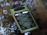 Roll-Top Backpack Dry Bag with Handle for Fishing Boating and Camping Green - L V1308-DSZKI-274-3