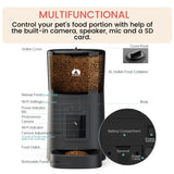 Floofi Smart Pet Feeder with Camera - Black V227-3331641000990