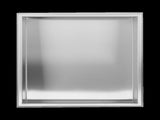 336 x 336 x 101mm Shower Niche Single Shelf Organizer No Tile Needed in Stainless Steel Finish V63-900661