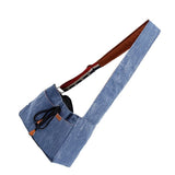 Outdoor Pet Shoulder Bag with Front Pocket, Ventilation, and Machine Washable Design for Easy V1370-AZ4-20101