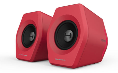 EDIFIER G2000 Gaming 2.0 Speakers System - Bluetooth V4.2/ USB Sound Card/ AUX Input/RGB 12 Light V177-L-SPE-G2000-RED