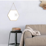 Hexagon Hanging Wall Mirror Decor V178-12885