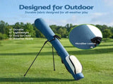 Everfit Golf Stand Bag Lightweight Sunday Pitch And Putt Bag Blue GOLF-B-BAG-LIGHT-A-BL