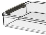 A4 Paper Storage Box Durable Clear Document Organizer Project Box for Magazines Photos Stamps V1294-YM0901-3117240058311