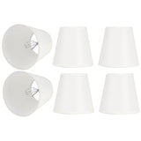 6Pcs Household Chandelier Fabric Lampshade Lamps Cover Decoration for E14 Light Bulb V1294-YM0901-3119200091811