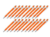20Pcs Multifunction Touching Screen Pen with Ballpoint Pen Retractable Metal Ballpoint Pen 1.0mm Tip V1370-AZ4-12864