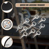 10pc Heavy Duty Steel C-Clamps 6" Mig Welding Locking Plier Vice Grip V63-820153