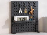 CARLA HOME Desk Pegboard Organizer Kit with Hooks, Tray & Mount Ideal for Office, Gaming Setup & V178-36278