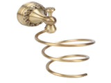 Antique Hair Dryer Holder Wall Mounted Household Spiral Blow Dryer Rack Organizer for Bathroom V1294-YM0901-3112240047811