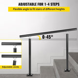 VEVOR Handrail Outdoor Stairs, 4ft, 34 Inch Outdoor Handrail, Outdoor Stair Railing Adjustable from V952-LZLTFS4YCYGHSDLZ1V0