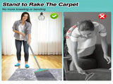 Blue Yellow pet hair remover broom, pet cleaning supplies, pet hair removal, Australian pet owners, V1347-135-YEL-35254