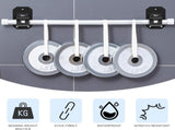 8PCS No Drill Rod Brackets,Nail Free Adjustable Rods No Drilling,Self Adhesive V1188-CYX-LHJ-394