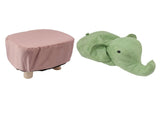 Animal Footstools Elephant Shaped Slip Resistant Silent Comfortable Stable Multi Purpose Cute Stool V1294-YM0703-3116230004114