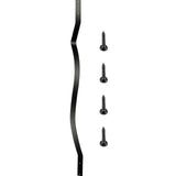 Deck Balusters, 51 Pack Metal Deck Spindles, 32.25"x1" Staircase Baluster with Screws, Iron Deck V952-TLGYC32.2550/SL5YV0