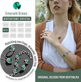 Infinity Love Heart Necklace, Birthstone Necklace for Women, Jewelry for Women with Healing V1164-325780