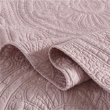 100% Cotton Embossed Blush Medallion Majesty Coverlet Bedspread Set V745-MMPAC061008Q13U
